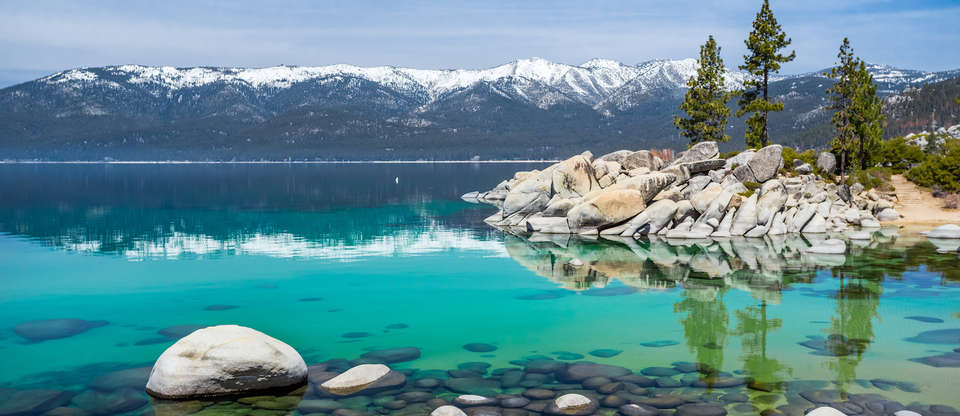 Lake Tahoe is home to castle ruins and crystal-clear waters